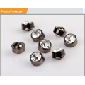 Plastic Round Rhinestone Shank Button BA60134